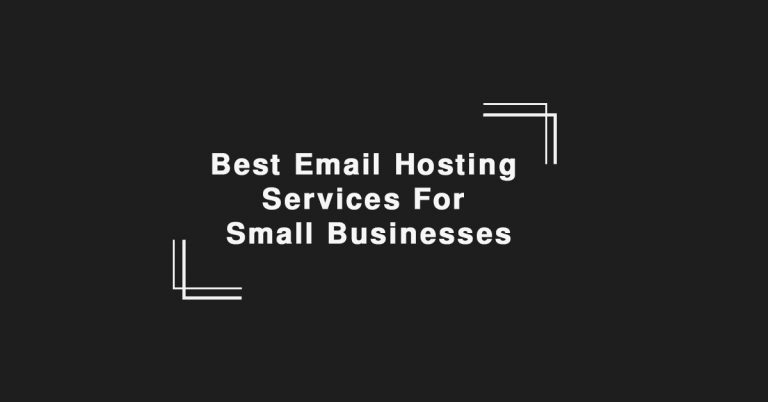 Email Hosting Services